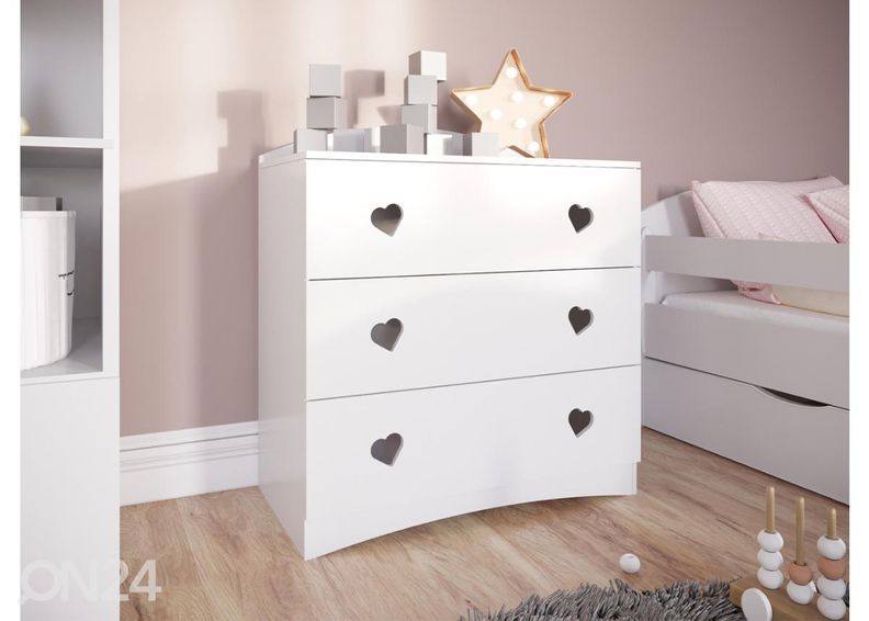 Lastenhuoneen kalusteet 80x180 cm sängyllä kuvasuurennos