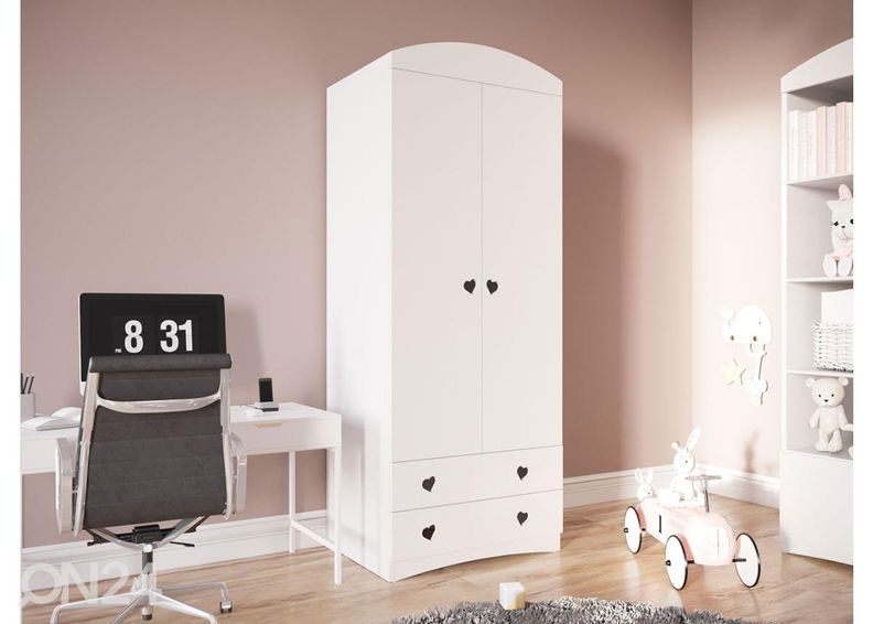 Lastenhuoneen kalusteet 80x180 cm sängyllä kuvasuurennos