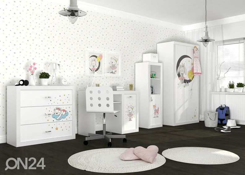 Lastenhuoneen kalusteryhmä kuvasuurennos