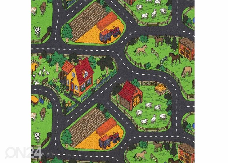 Lastenhuoneen matto MAATILA 150x200 cm kuvasuurennos