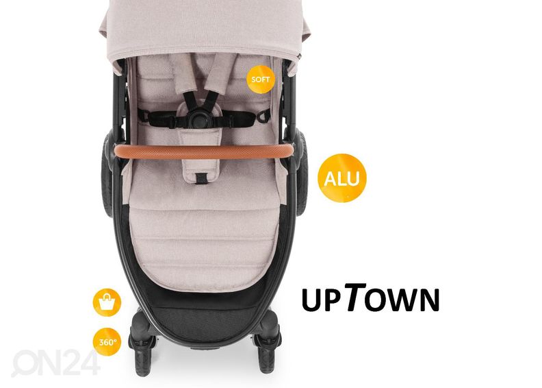 Lastenrattaat Hauck Select Uptown Melange kuvasuurennos