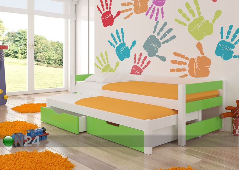 Lastensänky 2-lle Duo 90x200 cm kuvasuurennos