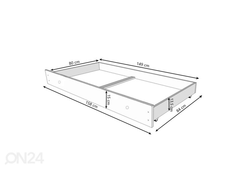 Lastensänky Emka 80x160 cm kuvasuurennos