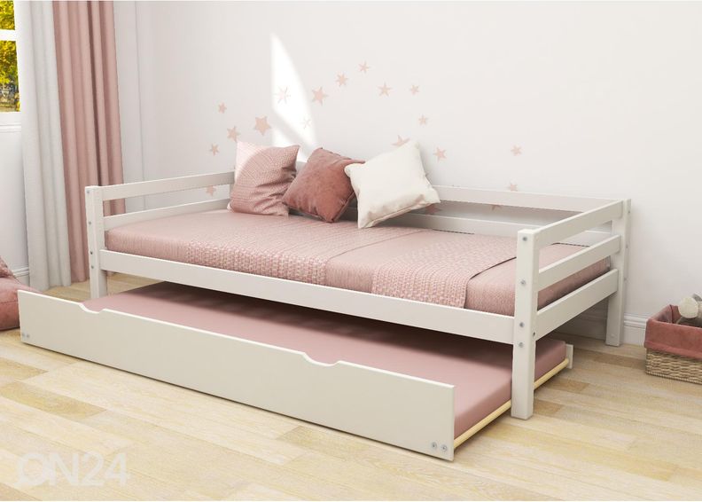 Lastensänky Thuka Actim varasängyllä, valkoinen kuvasuurennos