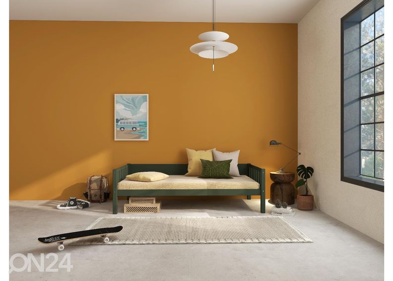 Lastensänky vuodevaatelaatikoilla THUKA Viggo, vihreä kuvasuurennos