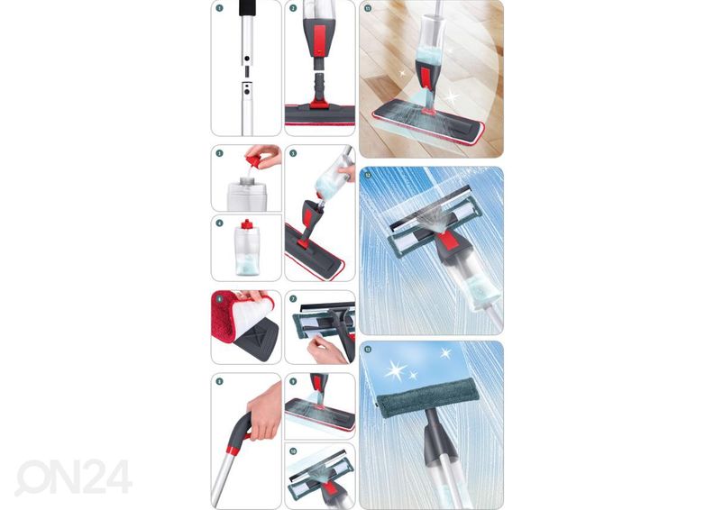 Lattia- ja ikkunapesuri Lamart v kuvasuurennos