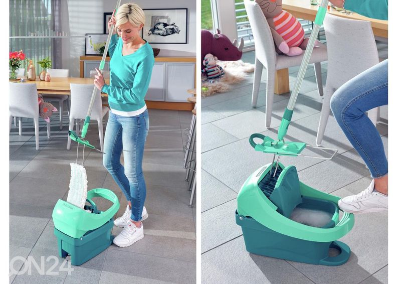 Lattianpuhdistussetti moppipuristinsangolla Leifheit Profi XL kuvasuurennos