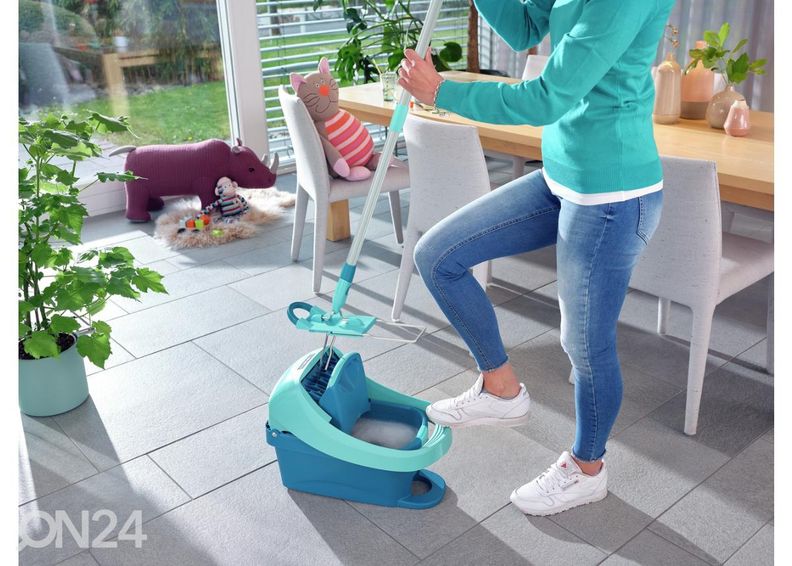 Lattianpuhdistussetti moppipuristinsangolla Leifheit Profi XL kuvasuurennos