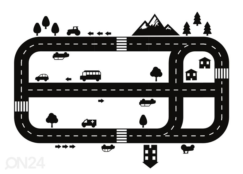 Lattiatarra Autorata kuvasuurennos