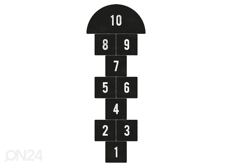 Lattiatarra Peli, musta kuvasuurennos