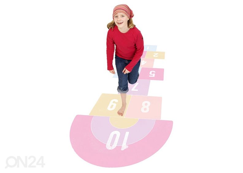 Lattiatarra Peli, vaaleanpunainen kuvasuurennos