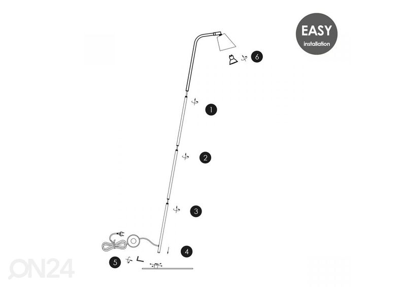 Lattiavalaisin Detroit kuvasuurennos