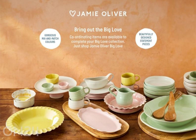Lautanen Jamie Oliver Big love plates Ø 27 cm, 4 kpl kuvasuurennos