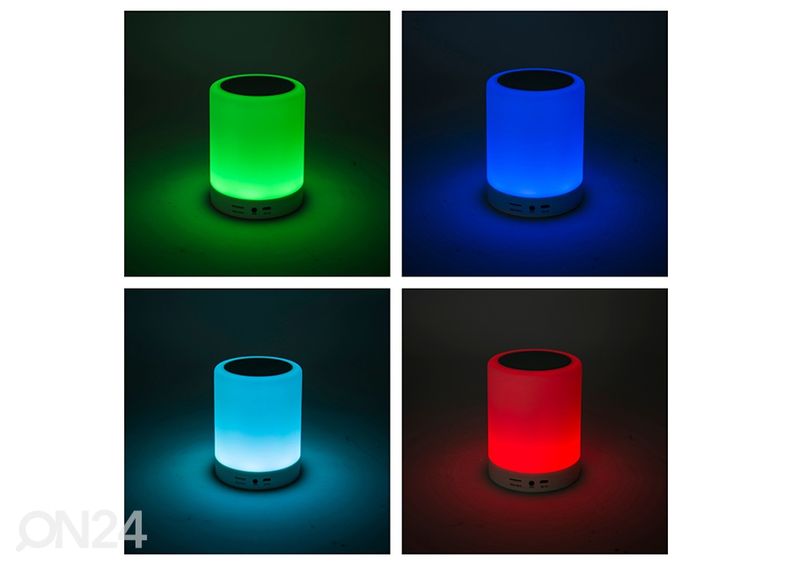 LED-pöytävalaisin Bluetooth kaiuttimella kuvasuurennos