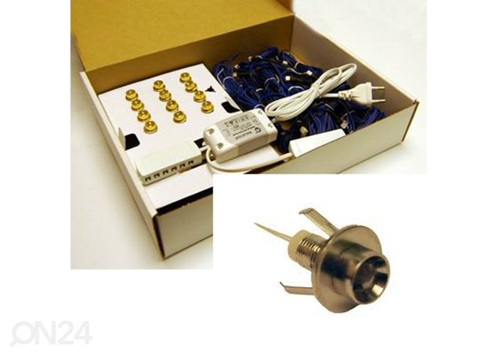 LED saunavalaisimet 18 x 0,2 W kuvasuurennos