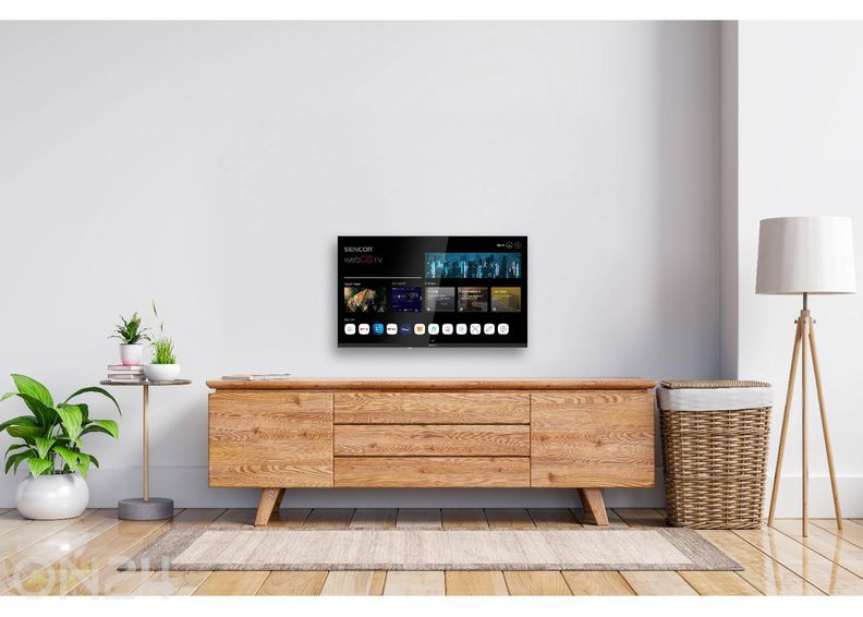 LED‑televisio 24" Sencor SLE24S803B kuvasuurennos