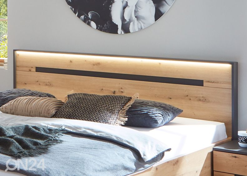 LED-valaistu sänky Kapstadt 180x200 cm kuvasuurennos