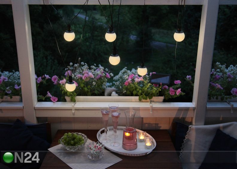 LED valonauha aurinkokennolla 2in1 kuvasuurennos