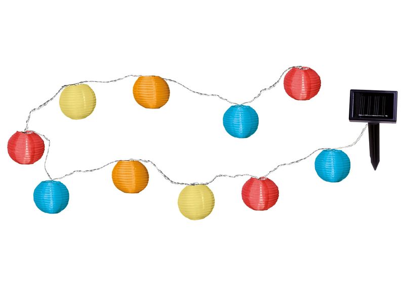 LED valonauha aurinkokennolla Energy Balls 10 LED kuvasuurennos