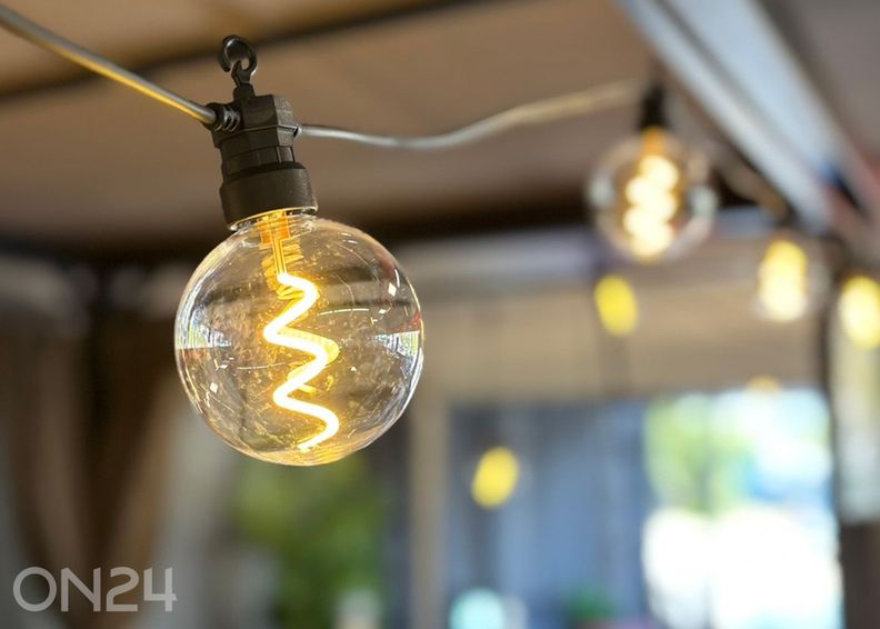 LED valonauha Twist 10-LED lamppua / 4,5 m kuvasuurennos