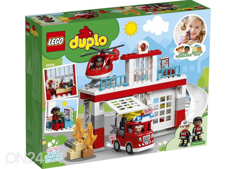 LEGO DUPLO Paloasema ja helikopteri kuvasuurennos