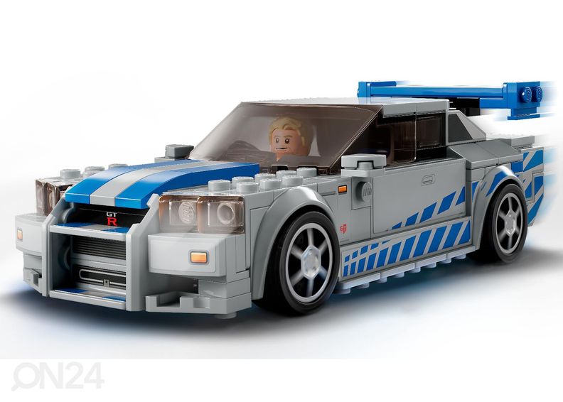 LEGO Speed Champions 2 Fast 2 Furious Nissan Skyline GT-R (R34) kuvasuurennos