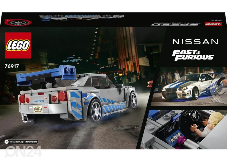 LEGO Speed Champions 2 Fast 2 Furious Nissan Skyline GT-R (R34) kuvasuurennos