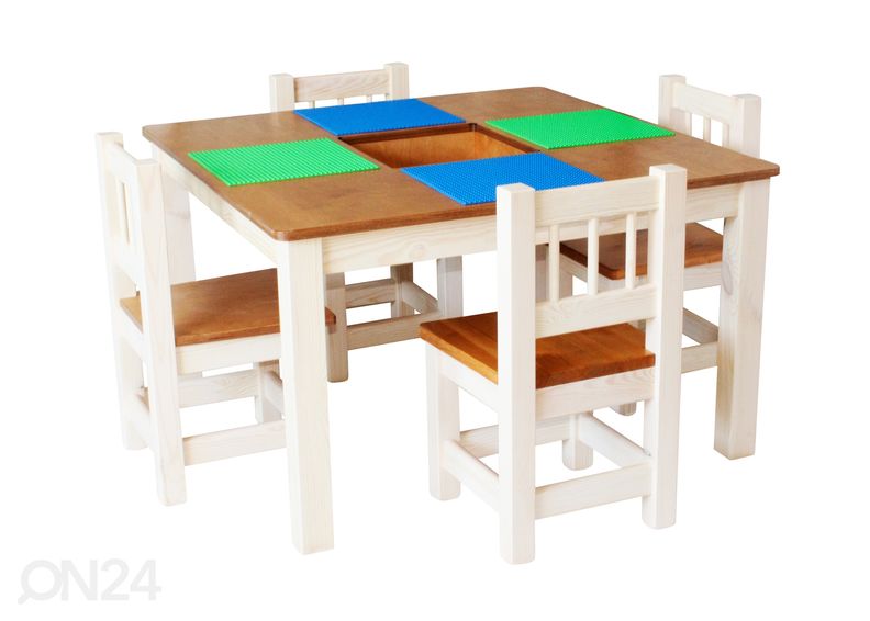 Legopöytä 85x85xh53 cm kuvasuurennos