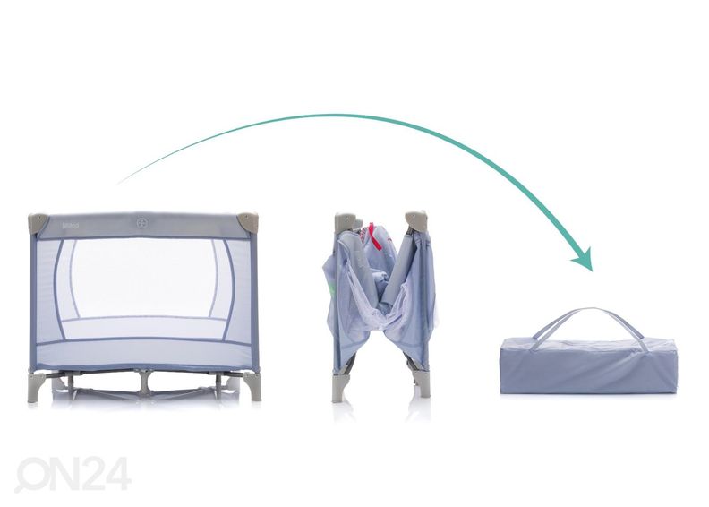 Leikkikehä / matkasänky Leijona harmaa, Fillikid kuvasuurennos