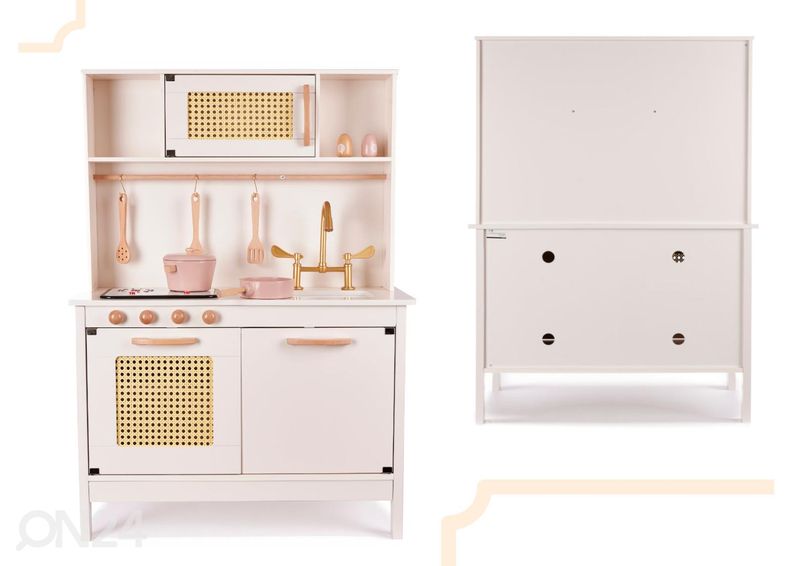 Leikkikeittiö tarvikkeilla Retro Boho 100 cm kuvasuurennos