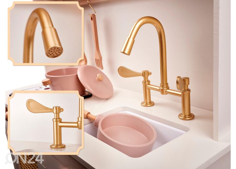 Leikkikeittiö tarvikkeilla Retro Boho 100 cm kuvasuurennos