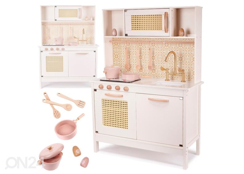 Leikkikeittiö tarvikkeilla Retro Boho 100 cm kuvasuurennos