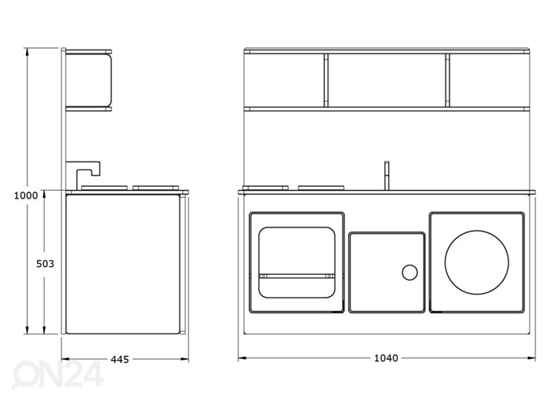 Leikkikeittiö Ups kuvasuurennos