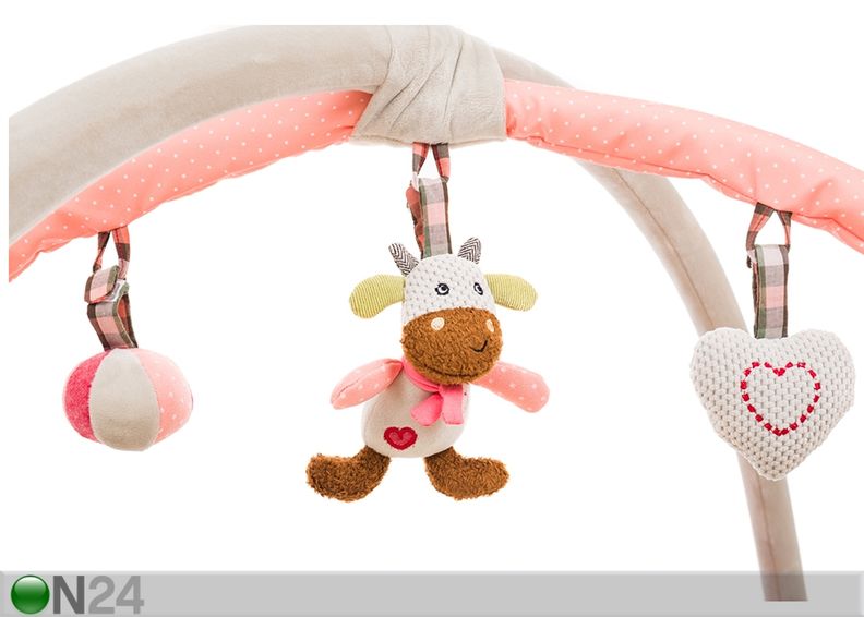 Leikkimatto Ammu, roosa kuvasuurennos