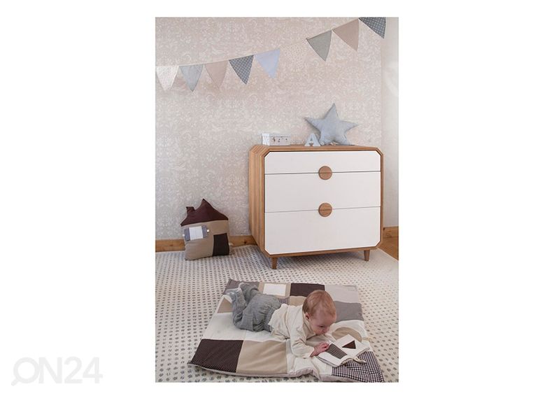 Leikkipeitto HYVÄ ALKU KARLOOVA 80x80 cm kuvasuurennos