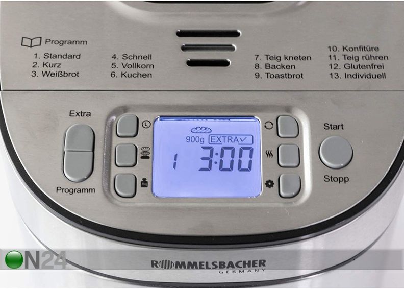 Leipäkone Rommelsbacher BA550 kuvasuurennos