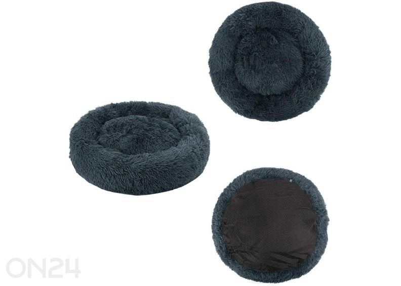 Lemmikin peti Ø 60 cm, tummanharmaa kuvasuurennos