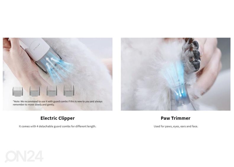 Lemmikkieläinten hoitosarja Petkit Air Clipper 5in1 LM4 kuvasuurennos