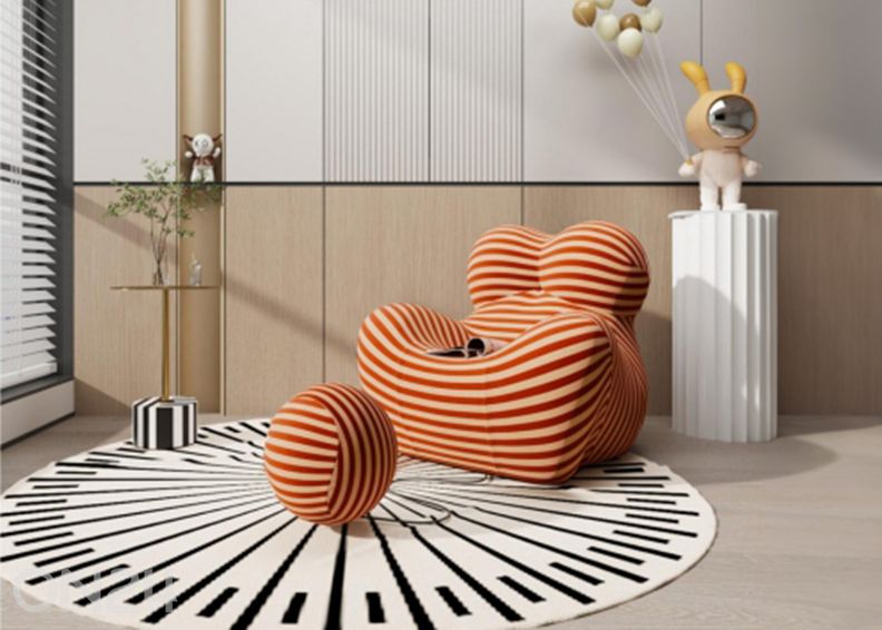 Lepotuoli ja rahi Nua kuvasuurennos