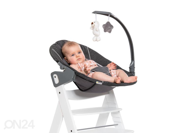 Lepotuoli lelukaarella Hauck Comfort Alpha Bouncer Deluxe kuvasuurennos