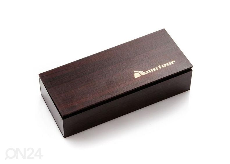 Linkkuveitsi Meteor Wasp puulaatikossa kuvasuurennos