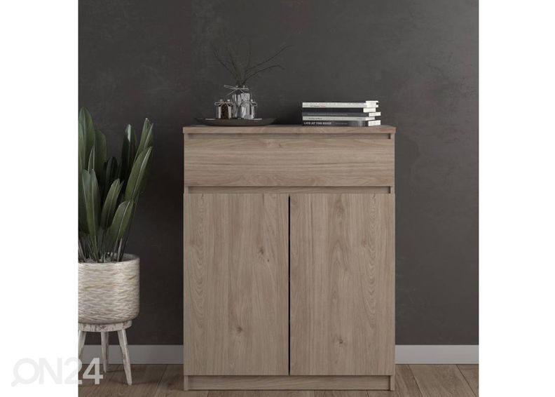 Lipasto 80,2 cm, hikkoripuu kuvasuurennos