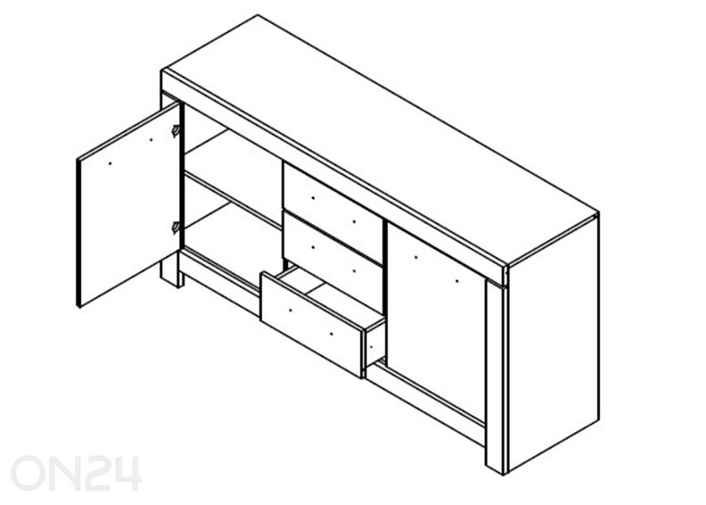 Lipasto Belen 160 cm kuvasuurennos