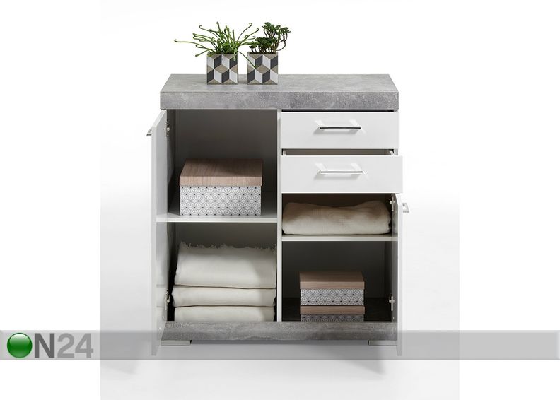 Lipasto BRISTOL 2 XL 80x50xh90 cm kuvasuurennos
