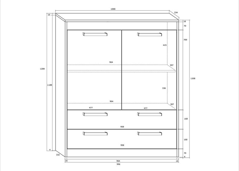 Lipasto Cobhy 100 cm kuvasuurennos