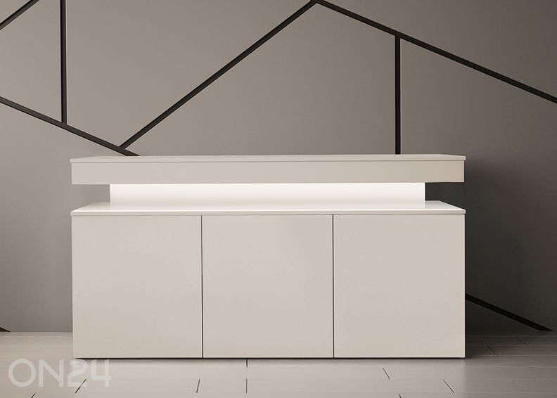 Lipasto Glossa 160 cm + LED kuvasuurennos