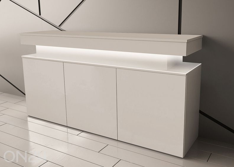 Lipasto Glossa 160 cm + LED kuvasuurennos