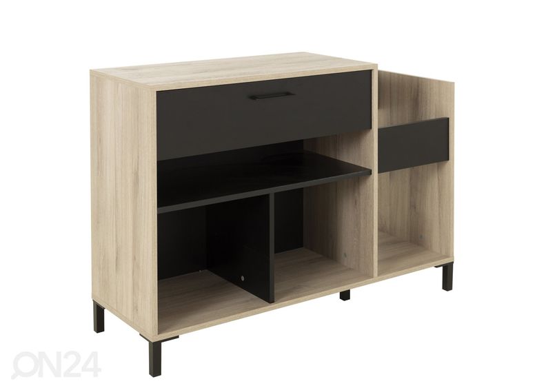 Lipasto / hylly vinyylilevyille Chigago kuvasuurennos