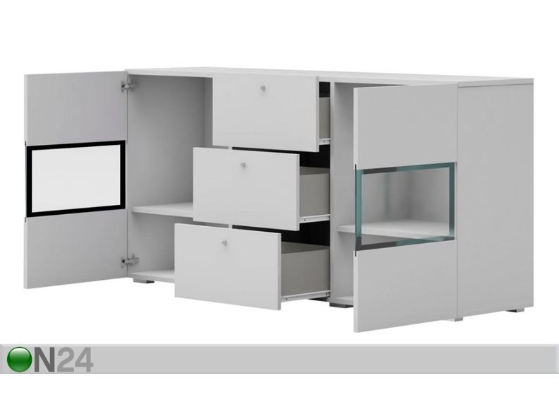 Lipasto + LED valaistus kuvasuurennos