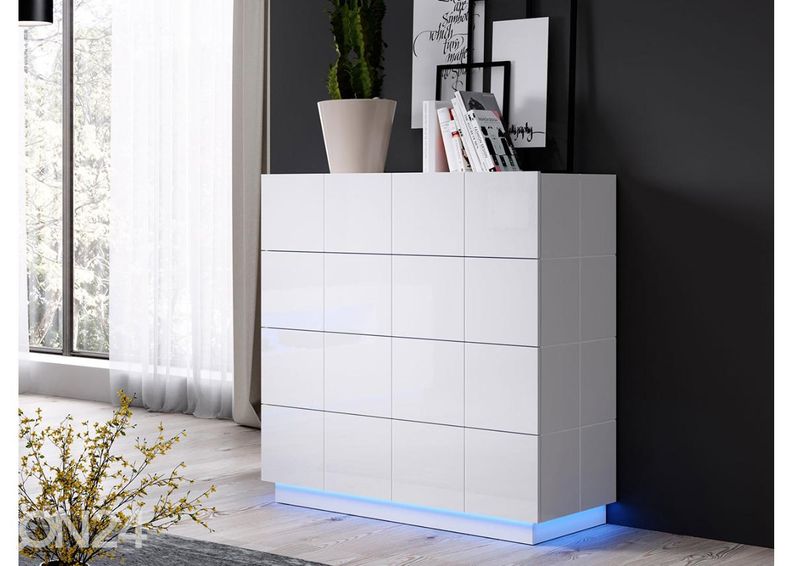 Lipasto + LED-valaistus kuvasuurennos